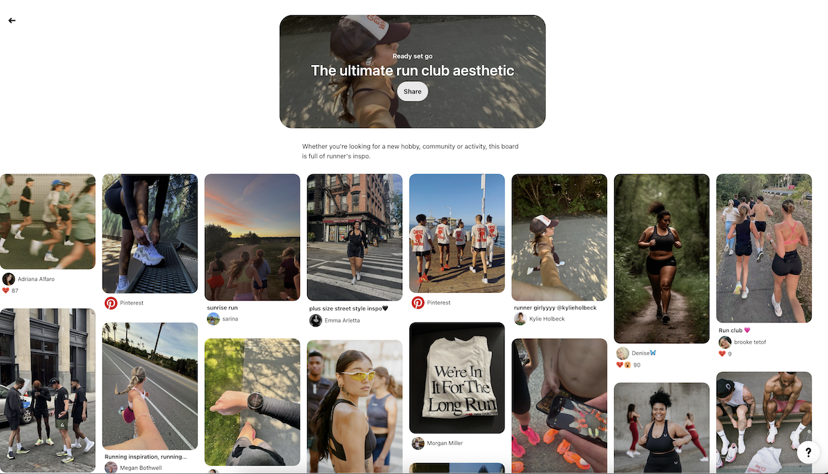 featured board feating pins for runners Discover the Latest Pinterest Trends: Sport Mode Edition Featured Board